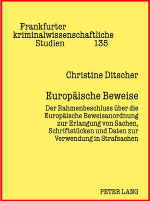 cover image of Europäische Beweise